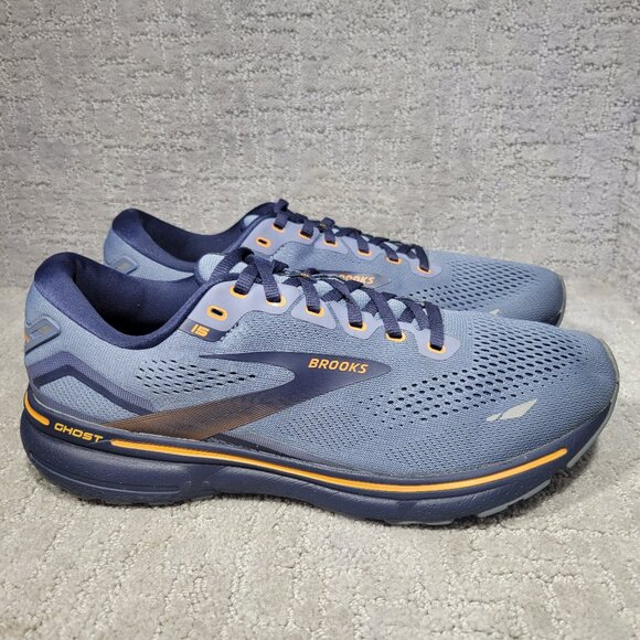 Brooks Ghost 15 Men's Size US 10.5D Blue Athletic Running Sneakers  1103931D025 - Picture 4 of 11